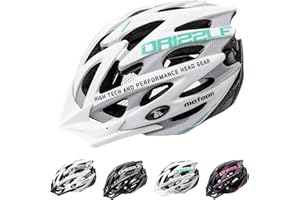 ‎METEOR Kask rowerowy Na Rower Kaski rowerowe mtb Damski Męski Ochronny Szosowy do roweru bmx z daszkiem Szosowe Miejski Helmet Męskie Damskie oraz Czarny Biały Kolor Jak dobrać wygodny kask Meteor Drizzle