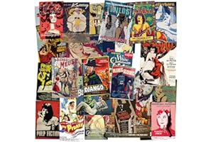 TACOMEXI 100pcs autocollants de vintage film autocollants de scrapbooking mignons kit de fournitures rétro esthétiques, autocollants en vinyle pour planificateur Junk Journal Scrapbook Paper Laptop