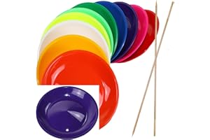 ‎SCHWABMARKEN SCHWABMARKEN Jonglierteller mit Holz- oder Kunststoffstab in vielen verschiedenen Mengen und Farben