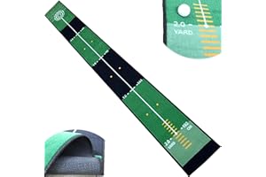 SURBOOTIME Golf putting training mat, suitable for indoor and outdoor office home garden courtyard simulated lawn design, technical training putting and chipping auxiliary equipment