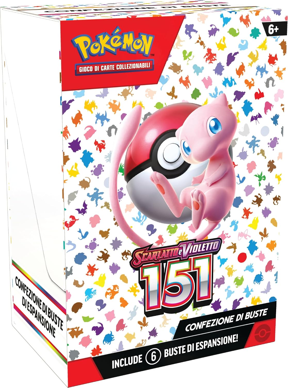 Confezione di buste dell’espansione Scarlatto e Violetto - 151 del GCC Pokémon (sei buste di espansione), edizione in italiano