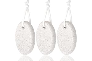 DISNACE 3 Pieces Natural Pumice Stone Lava Stone Foot Care Callus Pumice Stone Foot Care Foot Scrubber Stone Skin Exfoliation Natural Pumice Stone Hard Skin Removal for Feet and Hands