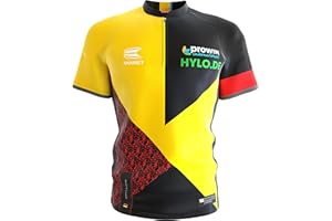 Target Darts Gabriel 'German Giant' Clemens 2022 Pro Coolplay kragenloses Dartshirt