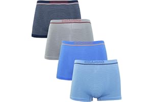 Channo Niño Calzoncillos Boxer Infantil de Licra, Sin Costuras, Suaves y Elásticos