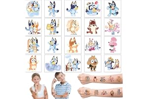 SIDESEA Tatoos Temporales Niños, 20 Hojas Tatuajes Niños Impermeables Tatuajes Temporales Niños Llenado de La Fiesta para Niñas Niños Regalos de Cumpleaños Kindertattoos