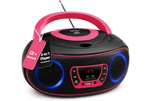 Denver Bärbar CD-Spelare med Bluetooth, USB och FM-Radio