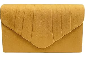 LEAHWARD Leah Ward Women's Suede Glitter Clutch Handbags Purse Wedding Bags Evening Handbags 308