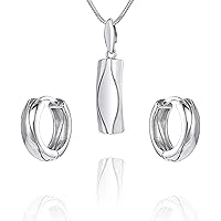 LILLY MARIE Silberkette Damen 925 - Verstellbar Mit Buchstabe & Swarovski