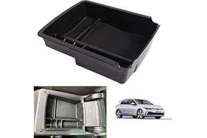 ITDEGNO Consola Central Apoyabrazos Caja de Almacenamiento para golf 7 MK7 7.5 GTI GTE 2013-2019