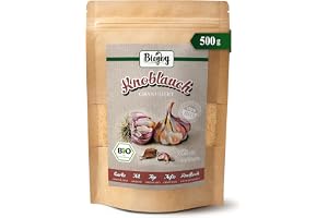 Biojoy EKO Granulerad vitlök, 500 g | Vitlöksgranulat från Kina, perfekt som krydda och till matlagning, Allium sativum L.