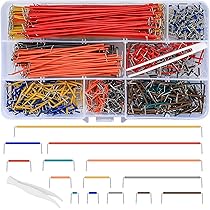Kit De 45 Interrupteurs DIP Rouges Et Noirs Avec Boîte De Rangement - Pour Projets électroniques Et Cartes PCB