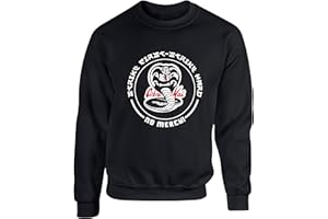 Hippowarehouse Cobra Kai Strike First - Strike Hard Unisex Jumper Sweatshirt Pullover (Specific Size Guide in Description)