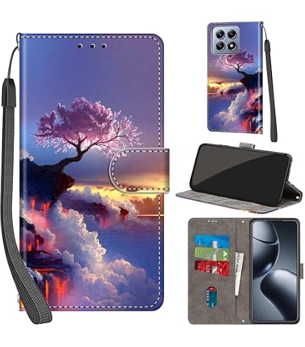 PHINIENLAND Handyhülle Für Xiaomi 14T Pro - Leder Flip Case Mit Magnetverschluss, 3 Kartenfächern & Standfunktion