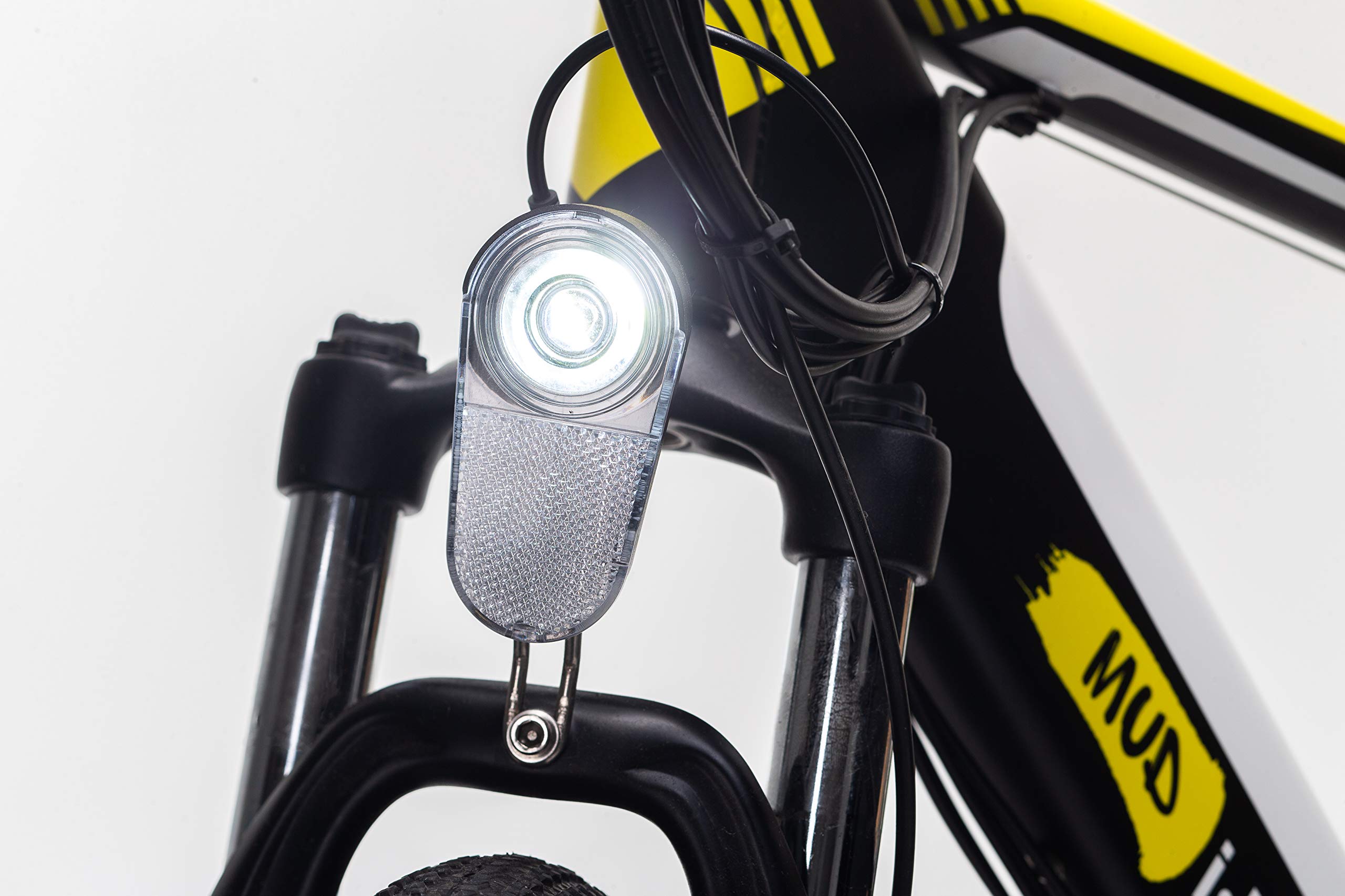 i-Bike, Mountain Mud Unisex Adulto, Nero Bianco Giallo, Unica -  ilMonopattinoElettrico.com