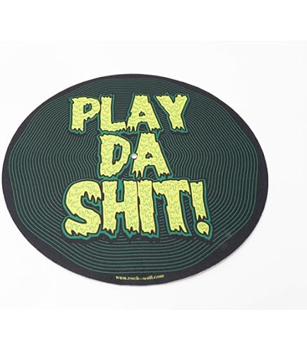 Slipmat vilt Peace vrede - antislipmat - platensteun - past op alle platenspeler turntafels - beschermt de vinyl plaat - gedrukt en verzonden vanuit Duitsland
