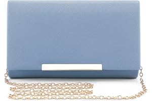 BAICLES Borsa da sera da donna, pochette in pelle PU, per matrimonio, elegante borsa da sposa, borsa a tracolla da donna, piccola per feste, tempo libero