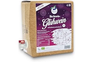 ‎ARONIA ORIGINAL Bio Aronia Glühwein 3 Liter - mit Fruchtwein aus Aroniabeeren