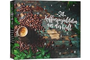 UMBRELLA® Gemahlener Kaffee Adventskalender 2025 [BIO & FAIRTRADE] – 24 köstliche Spezialitätenkaffees aus aller Welt – Nachhaltiger Weihnachtskalender für Genießer