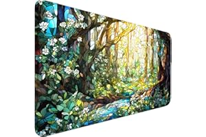 SMATCAMP MTG Playmat, 24" x 14" MTG Playmats with Zones Stitched Edges Smooth Rubber Surface Mouse Pad, Battle Board Game TCG Playmat+ Storage Bag