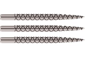 BULLYDARTS Target Diamond Pro Silver Dart Points - 32mm & 38mm (3 Sets, 32mm)