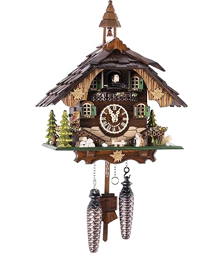 Black Forest Clock, turning dancers TU 262 PQ NEW