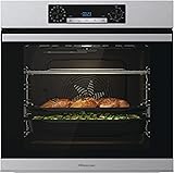 Hisense O65226AXS, Forno Elettrico da Incasso, Multifunzione Termoventilato con Vapore, Capienza XXL 77L, Pulizia AcquaClean,