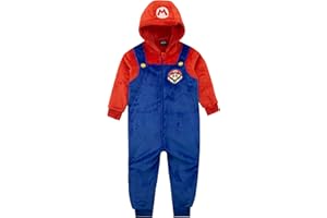 Super Mario Surpyjama Garcon | Pyjama Combinaison Polaire | Pilou Pilou pour Enfants