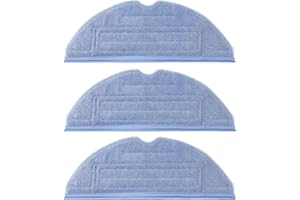 BECILES Lot de 3 serpillères de rechange en microfibre pour aspirateur Roborock S7 S7Plus T7 T7plus T7SPlus - Réutilisables et lavables
