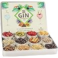 Set regalo Gin Botanicals and Infusions, composto da 12 confezioni di piante e spezie pregiate per infusi di gin