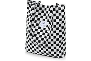 KULAMO Sztruksowa torba na ramię damska, modna damska torba na ramię, duża pojemność, idealna na co dzień, zakupy, do szkoły, na wycieczki i do pracy