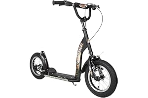 ‎STAR SCOOTER STAR SCOOTER Roller Kinderroller Tretroller Kickscooter mit Luftreifen für Jungen und Mädchen ab 6-7 Jahre | 12 Zoll Sport Kinder Scooter | Risikofrei Testen