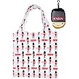 Puckator Foldable Reusable Shopping Bag - London Souvenir Guardsman Design - Folding Shopping Bags - Foldable Tote Bag - Foldaway Shopping Bags - Foldable - Fold Up Bag in Pouch - Family Beach Bag