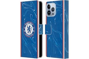 Head Case Designs Officially Licensed Chelsea Football Club Home 2024/25 Kit Leather Flip Case Compatible With Apple iPhone 13 Pro Max