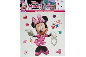 Disney Minnie Mouse Kinderzimmer Wandstickers, Wandtattoo mädchen deko von AG Design 30 x 30 cm | DKs 1084