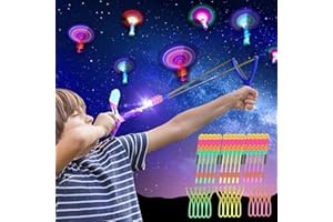 Piucrty Give Aways fiesta de los niños regalos 12 Uds Give Aways LED Hélice resplandor en la oscuridad Juguetes para cumpleaños niños 8-10 juegos al aire libre resplandor en la fiesta oscura