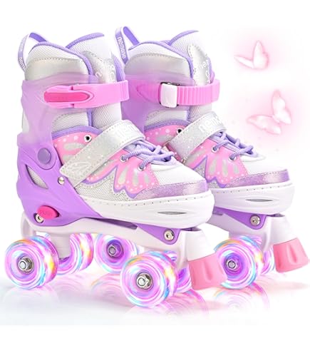 Verstelbare rolschaatsen 3in1 Wiel Missy Roze