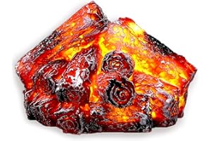 JUXINE Led Flammenlicht Simulation Flamme Lampe Camping Dekorative Lichter Kamin Flammenlose Licht Dekorative Lichter Kein Ruß und Asche,Led Lampe Für Weihnachten & Neues Jahr