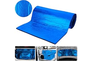 CHICSOLEIL Tapis d'isolation acoustique de voiture, isolation thermique et absorption acoustique de l'humidité, pour capot de cabine de moteur, capot de voiture et finition de boîte de queue de porte
