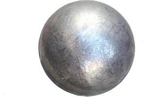 UHRIG boule de fer, Sphère creuse en fer Ø 80 mm - boule métallique à paroi épaisse, par exemple pour les poteaux de clôture, les garde-corps, les portails de jardin et bien plus encore.