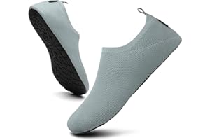 SAGUARO Hausschuhe Damen Herren Rutschfes Atmungsaktiv Pantoffeln Unisex Badeschuhe Schnell Trocknend Wasserschuhe, GR.36-47