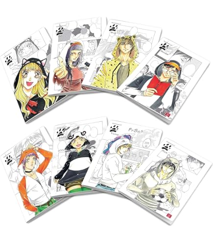 Pigna Maxi Manga Notizbuch A4 - 10er Set Mit 80 Seiten Liniert