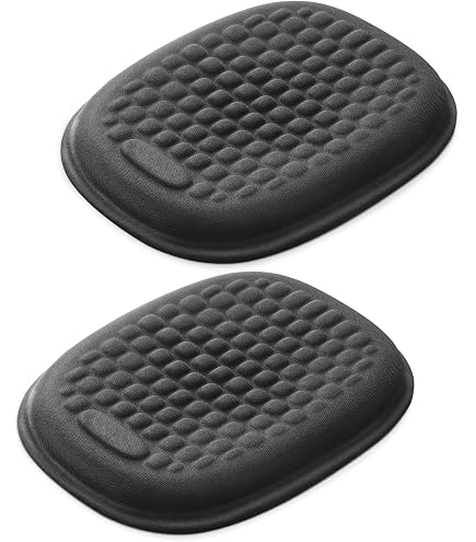 TOROKOM Lot De 2 Coudières Pour Bureau - Repose-Bras Ergonomiques Antidérapants Blanc, Repose-Coude Nail Tech Et Poignet Ordinateur