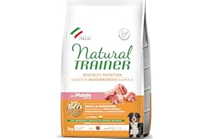 Natural Trainer Sensitive No Gluten Cibo per Cani Adulti con Maiale - 3kg