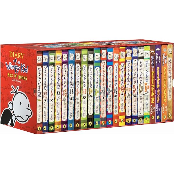 Diary of a Wimpy Kid, Box of Books by Jeff Kinney, Box set (15