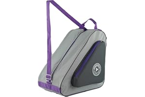 HEXIFUL Skate Bag for Ice, Inline, Roller & Quad Skates - Kids & Adults