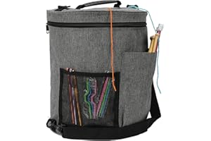 GUKASXI Wolltasche Aufbewahrung Tasche Stricken Aufbewahrung Wolle Tasche Für Garn Stricktasche Zur Aufbewahrung Von Wolle Garn Aufbewahrung Zum Aufbewahren Von Wollknäuel Und Stricknadeln Häkelnadel Set