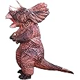 FXICH Gonfiabile Triceratopo Costume Adulto Dinosauro Costumi Gonfiabili Tuta da Salto Aria Blow up Costume Halloween Cosplay
