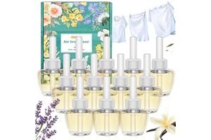 ‎SCENTORINI SCENTORINI Duftölflakon Nachfüller, Kompatibel Mit Air Wick und Glade Duftstecker, 12 x 19 ML, Lavendel, Leinen, Vanille Duft, Raumduft Lufterfrischer, Raum Duftöl