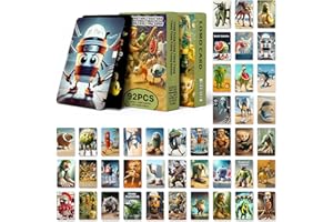 Axingqiwu 60 Cartes Italian Brainrot avec 32 Autocollants Brainrot Figurine Carte pour Collectionneurs (Jaune)