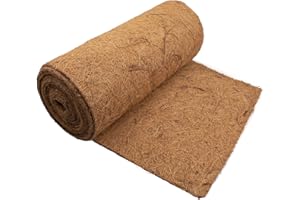 Fengaim 300cm*30cm/118" x 11.8" Kokosmatte für Pflanzen, Kokosmatte Winterschutz, Coco Hängende Korbeinlage, Garten Pflanze Blumentopf Kokosnuss Faser Matte Liner Roll für Terrassencontainer Wandtröge
